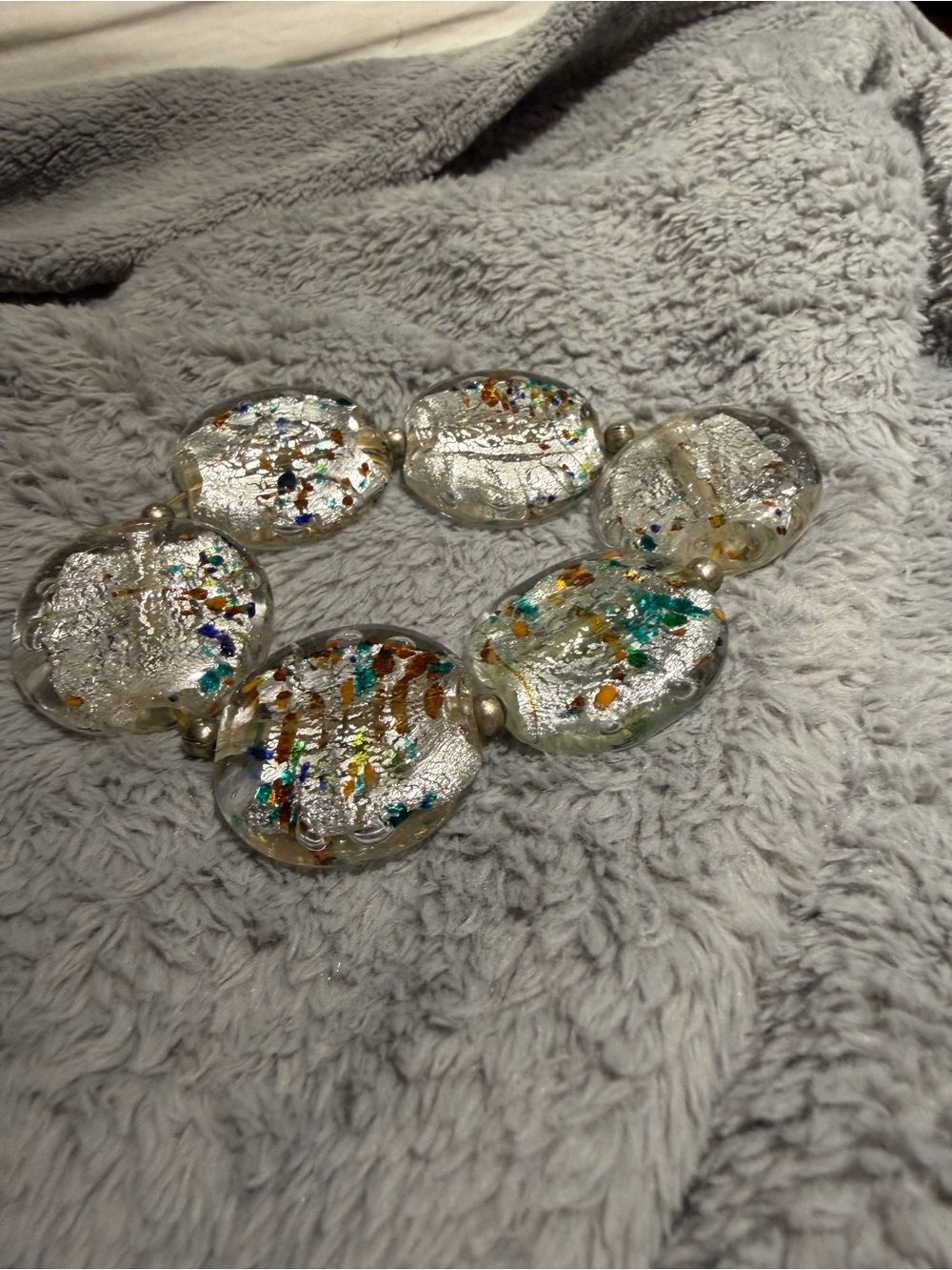 Beautiful stone multi color bracelet EUC